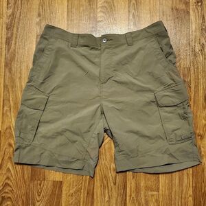 REI Shorts Men XL Brown‎ Cargo Pockets Hiking Outdoor Performance